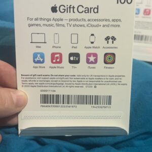Apple gift cards